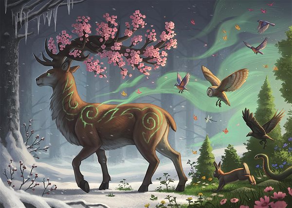 Ravensburger 120006169 Spring Deer jigsaw puzzle.