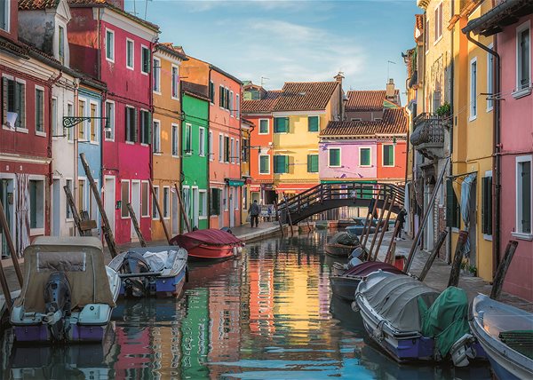 Puzzle Ravensburger 120006237 Burano, Taliansko ...