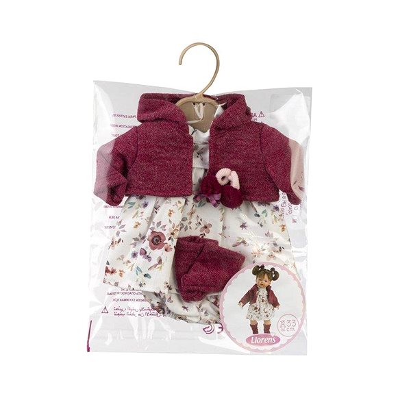 Játékbaba ruha Llorens P33-146 játékbaba ruha, 36 cm méretű ...