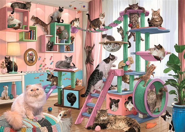 Ravensburger 120008750 Cat's Dream House puzzle .