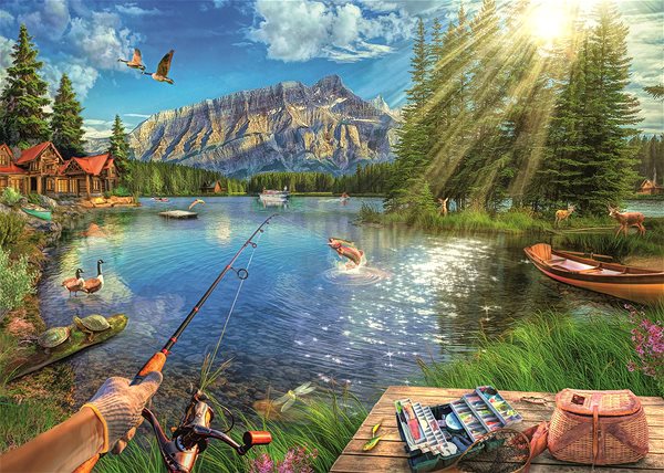 Ravensburger 120008774 Life at the Lake puzzle.