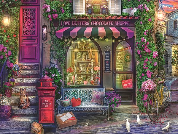Ravensburger 120007371 Love Letters and Chocolate jigsaw puzzle.