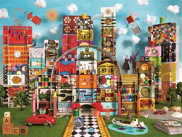 Ravensburger 120004349 Eames's Fantastic House puzzle.