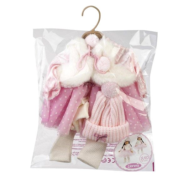 Oblečenie pre bábiky Llorens P540-43 oblečenie na bábiku veľkosť 40 cm ...