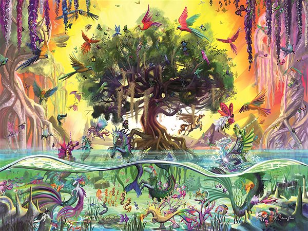 Ravensburger 120007982 Underwater Unicorns puzzle.