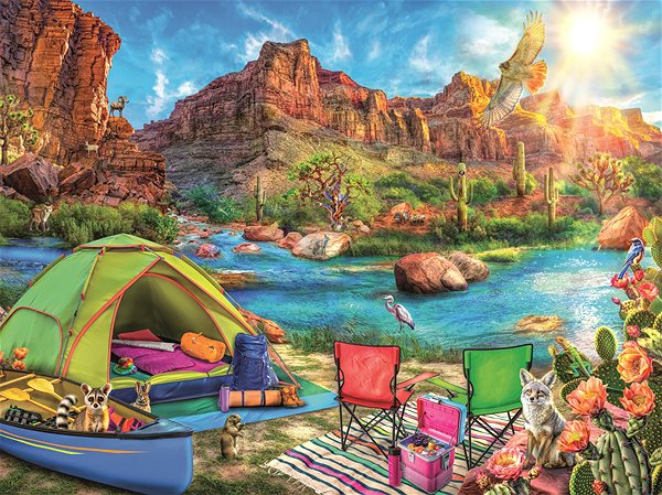 Ravensburger 120010074 Camping in the canyon puzzle .