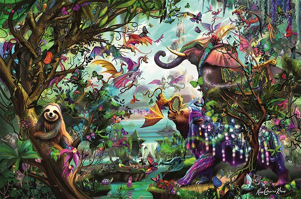 Ravensburger 120008125 Tropical Dragons puzzle.