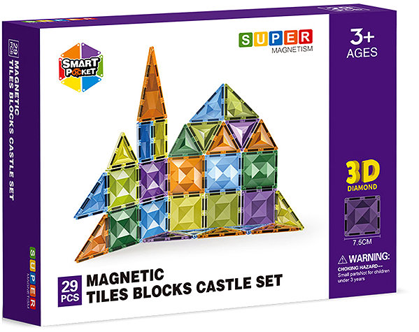 Building Set Bavytoy Magnetic Set Diamond Castle 29 pieces ...