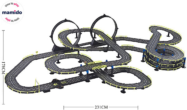 Mamido Car Racing Track Giant XXL 1862cm.