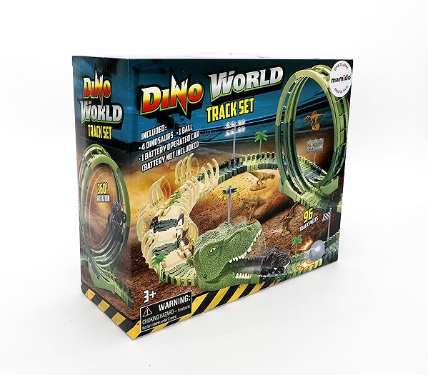 Mamido Dinosaur Race Track with Loop 96 Pieces MT1519.