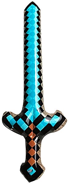 Meč FunCo Diamantový meč Minecraft 60 cm nafukovací ...
