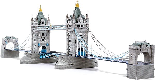3D puzzle Metal Earth Luxusná oceľová stavebnica London Tower Bridge ...