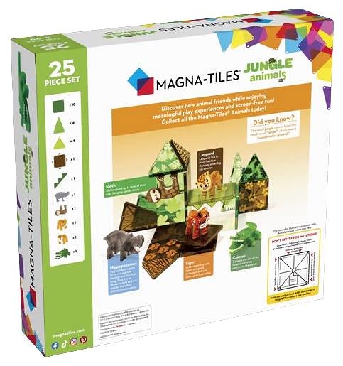 Építőjáték Magna-Tiles 25 - Dzsungel ...