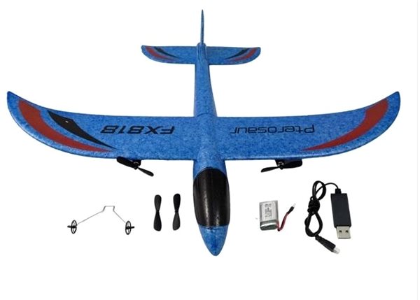 RC Letadlo S-Idee FX818 2,4 Ghz modrá ...