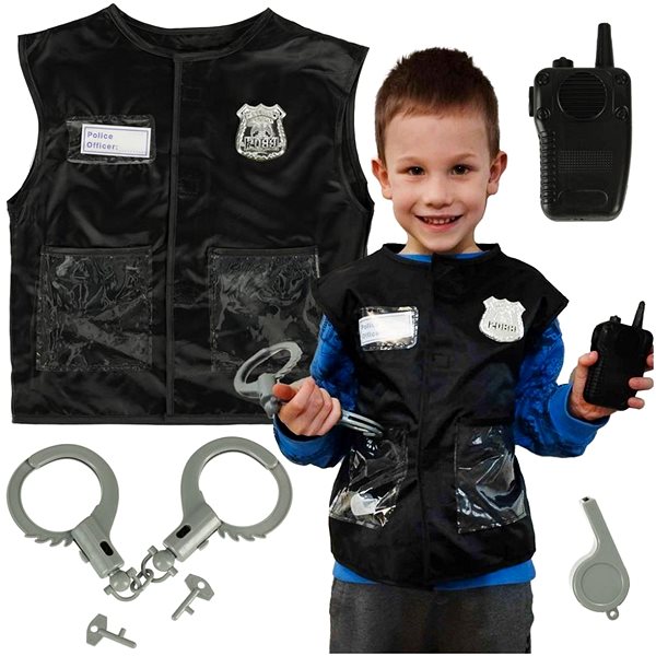 Costume Knoki Carnival policeman costume.