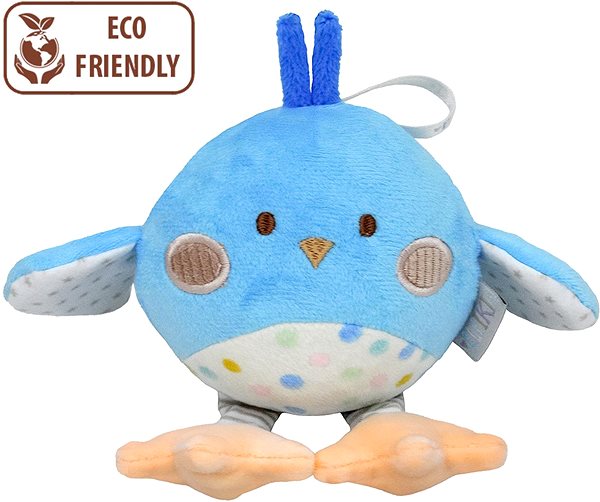 ELFIKI Eco Friendly Softies Pipo the Bird plush toy.