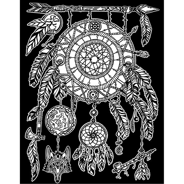 colouring page colourvelvet Velvet picture Dreamcatcher .