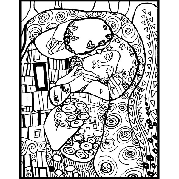 colouring page colourvelvet Velvet picture Kiss .