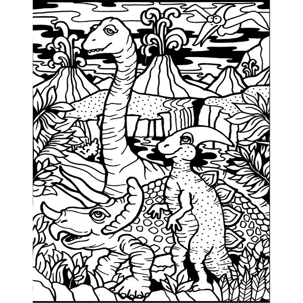 colouring page colourvelvet Velvet picture Dinosaurs .
