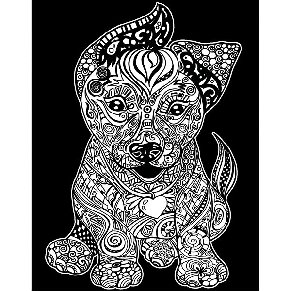 colouring page colourvelvet Velvet picture Puppy .