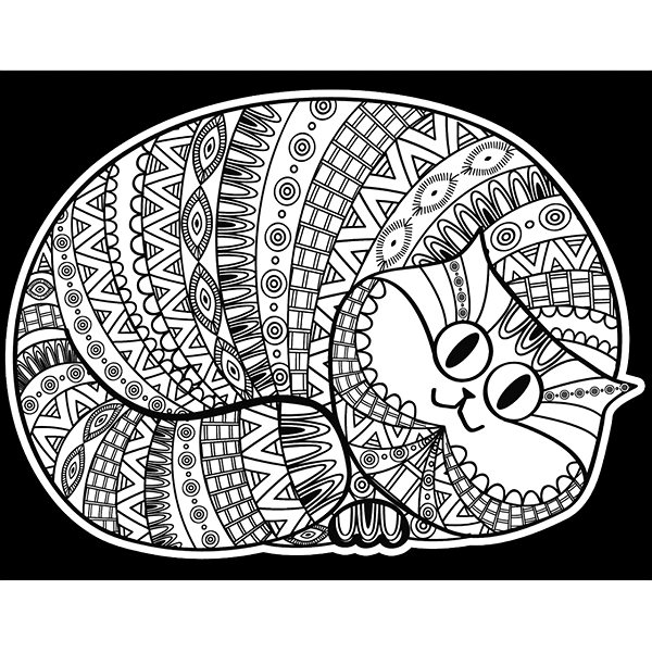 colouring page colourvelvet Velvet picture Cat 2 .