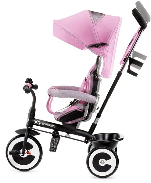 Balance Bike ASTON Pink Kinderkraft Tricycle Features/technology