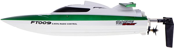 RC loď na ovládanie KIK RC Pretekársky športový čln FT-09 2,4 GHz zelený ...