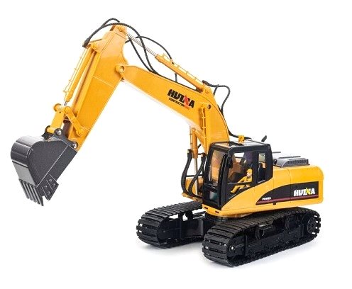 RC bagr Huina RC 1350 Rýpadlo se lžící RTR hnědá 1:14 ...