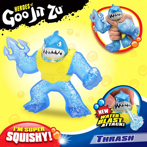 Figur Heroes Goo Jit Zu - Thrash Hero Pack Mermale/Technologie