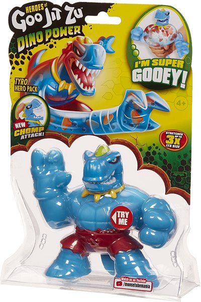Figure Goo Jit Zu figurine T-Rex series 3 Packaging/box