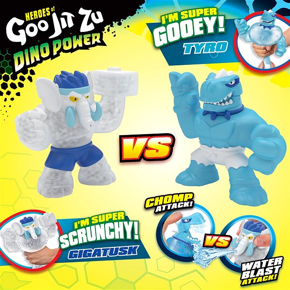 Figure Goo Jit Zu Figurines Arctic Double Pack series 3 Features/technology