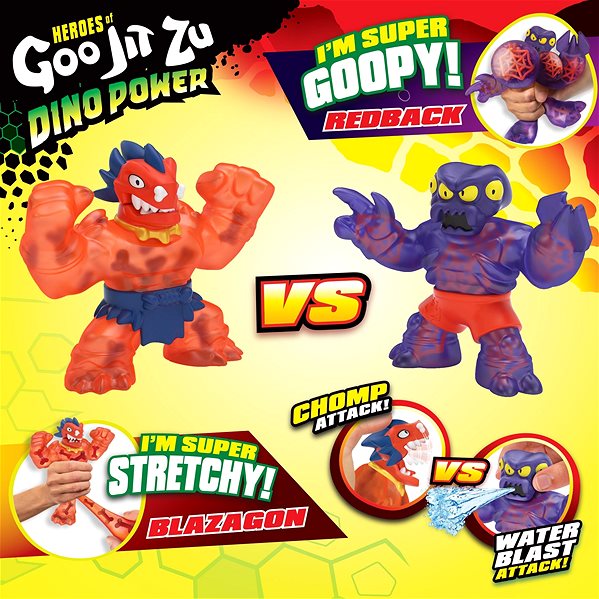 Figure Goo Jit Zu Figurines Magma Double Pack series 3 Features/technology