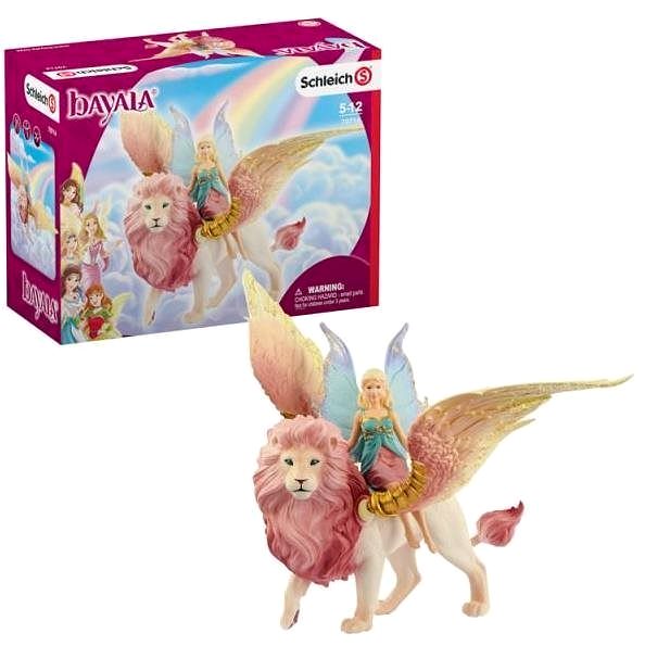 Figure Schleich 70714 Elven fairy on a winged lion Package content