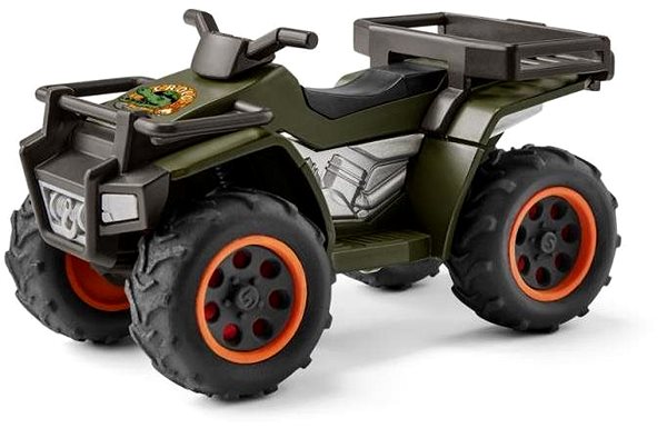 Figure Schleich 42351 ATV with Trailer and Accessories Lateral view