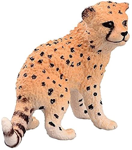 Figurka Schleich Zvířátko - mládě gepardí 14747 Boční pohled
