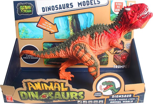 Figure Dinosaur Torosaurus with Sounds Packaging/box