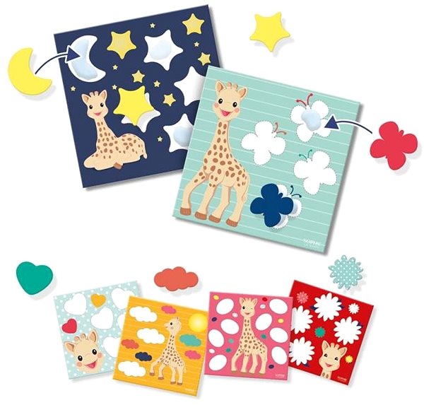 Kinder-Sticker SES Sophie die Giraffe - Klebeformen ...