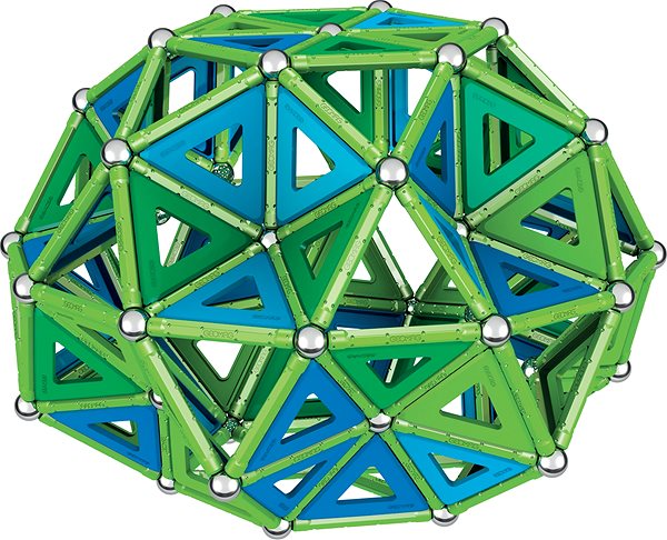 Building Set Geomag - Classic Panels Masterbox Cold 388 pcs Lateral view