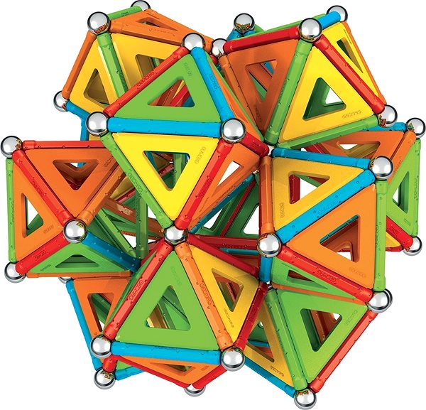 Építőjáték Geomag - Supercolor Masterbox 388 db Képernyő