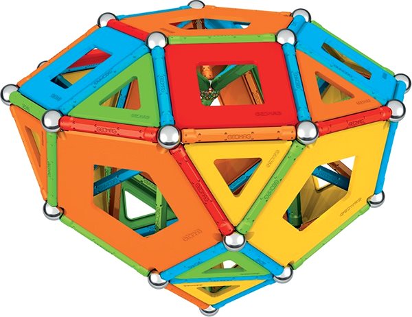 Building Set Geomag - Supercolour Masterbox 388 pcs Features/technology