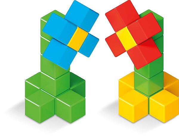 Building Set Geomag - Magicube Green Line 128 pcs ...