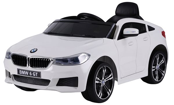 Elektromos autó gyerekeknek BMW 6GT - fehér Oldalnézet