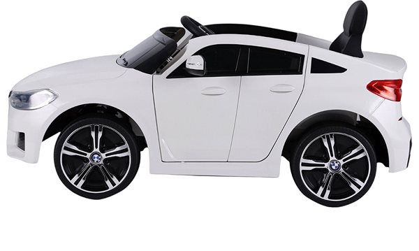 Elektromos autó gyerekeknek BMW 6GT - fehér Oldalnézet