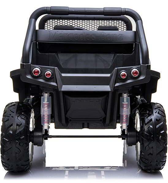 Mercedes Benz Unimog Truck kids' electric car - black.