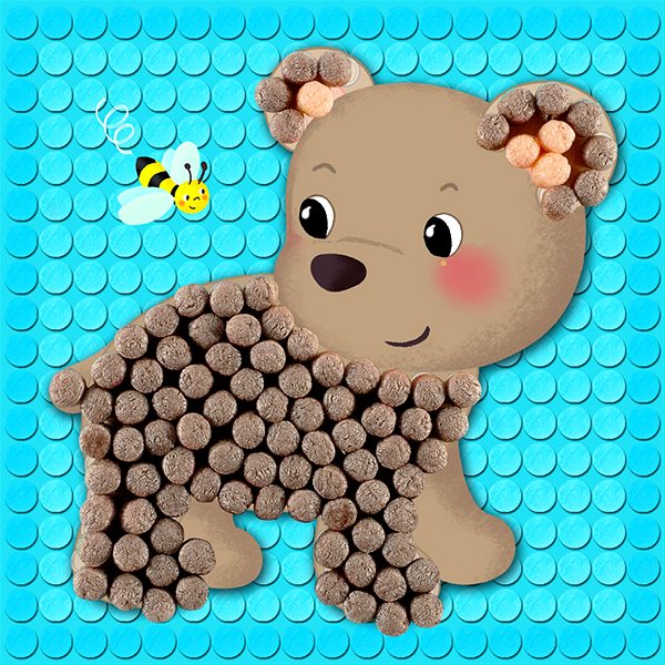 Mosaik für Kinder PlayMais Mosaik Haustiere - 2300 Teile ...