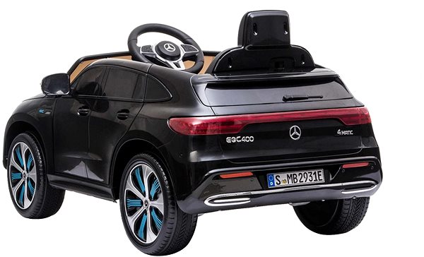 Elektromos autó gyerekeknek Mercedes-Benz EQC, fekete Oldalnézet