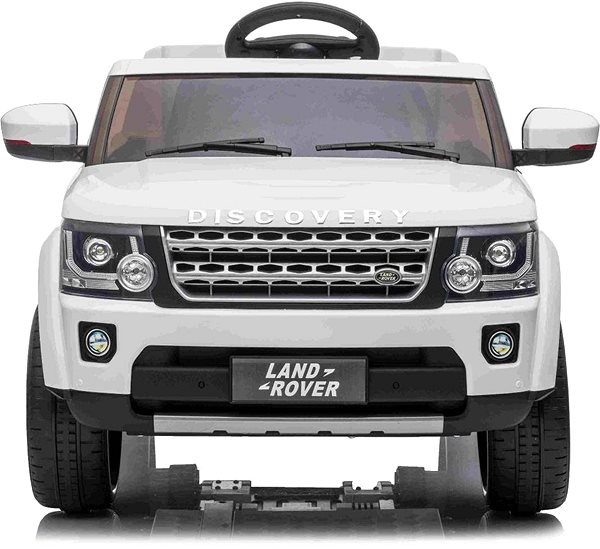 Elektromos autó gyerekeknek Land Rover Discovery, fehér Képernyő