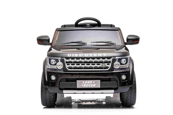 Elektromos autó gyerekeknek Land Rover Discovery, fekete Képernyő