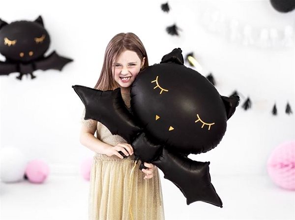 Balóny Balón fóliový netopier – halloween 80 × 52 cm ...