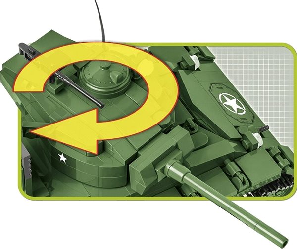 Stavebnica Cobi tank M24 Chaffee Vlastnosti/technológia